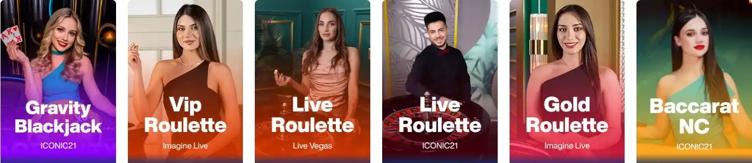 Lukki Casino live roulette and blackjack games